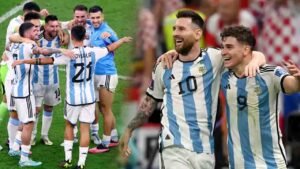 FIFA World Cup 2022 Argentina entered into finals and crashed Croatia with 3 Goals